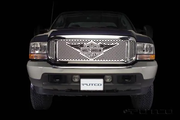 Ford F350 Superduty Putco Punch Grille Insert with Wings Logo - 56105 New Release