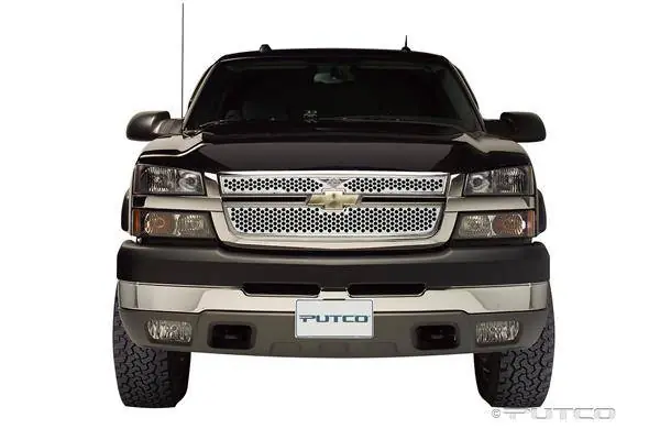 Trending Chevrolet Silverado Putco Punch Grille Insert with Wings Logo - 56157