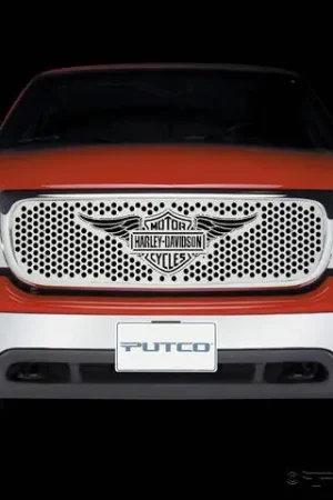 Deal GMC Yukon Putco Punch Grille Insert with Wings Logo - 56102