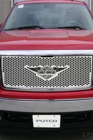 Worldwide Shipping GMC Sierra Putco Punch Grille Insert with Wings Logo - 56196