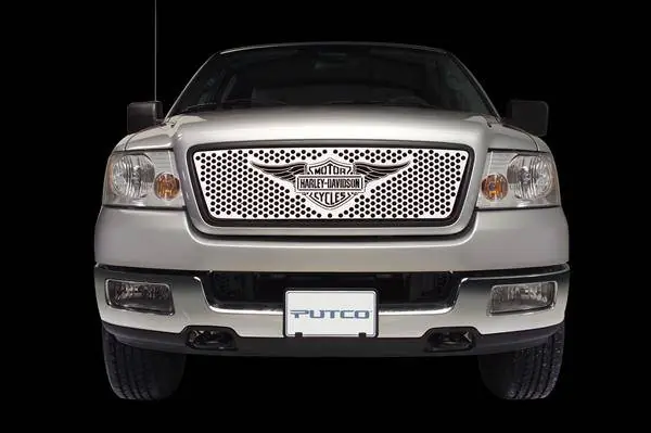 New Release Ford F150 Putco Punch Grille Insert with Wings Logo - 56104