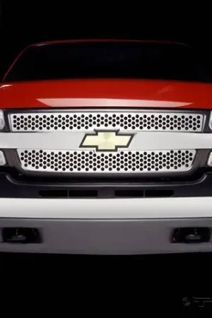 Chevrolet Silverado Putco Punch Stainless Steel Grille - 84107 Low Price