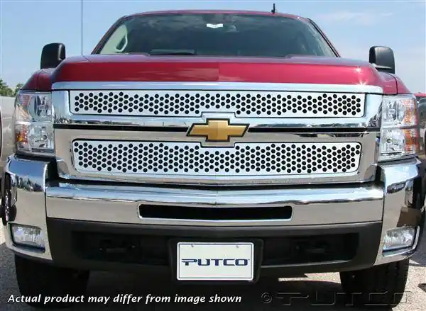Buy Today Chevrolet Silverado Putco Punch Stainless Steel Grille - 84189