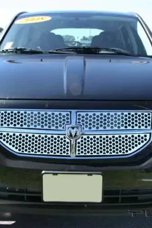 Limited Offer Dodge Caliber Putco Punch Stainless Steel Grille - 84171