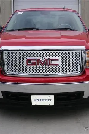 Shop Now GMC Sierra Putco Punch Stainless Steel Grille - 84196