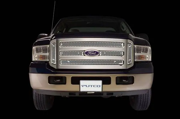 Ford F350 Superduty Putco Racer Stainless Steel Grille - 82197 Markdown