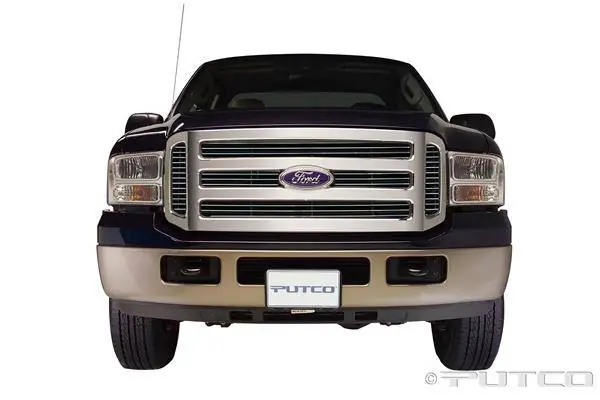 Crafted Ford F350 Superduty Putco Shadow Billet Grille - 71155