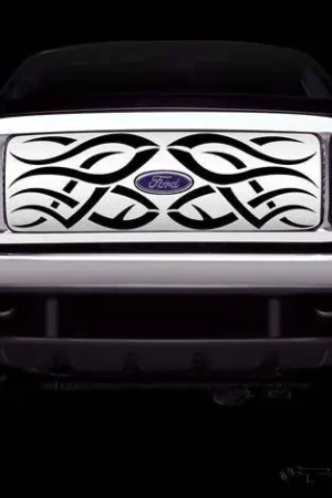 Worldwide Shipping Ford F350 Superduty Putco Tribe Stainless Steel Grille - 85106