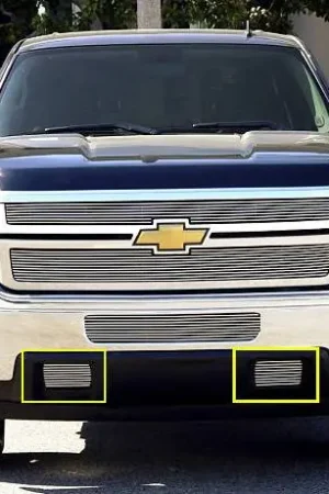 Price Drop Chevrolet Silverado T-Rex Bumper Tow Hook Billet Grilles - 2PC - 25115