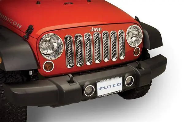 Jeep Wrangler Putco Foglight Cover - 401265 Best Choice