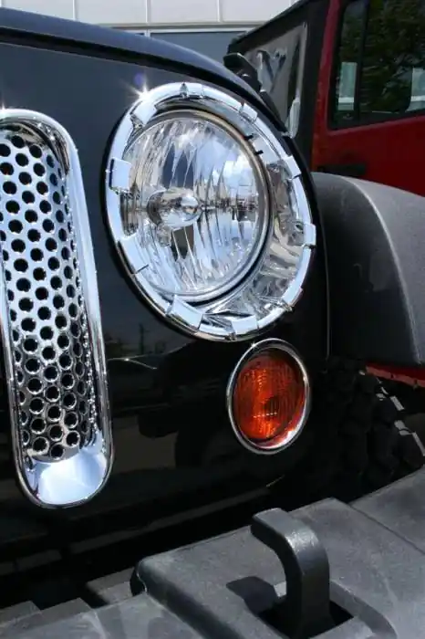 Jeep Wrangler Putco Headlight Covers - 401270 Express Delivery