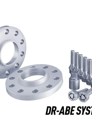 While Supplies Last H&R TRAK+ Wheel Spacers Pair 15mm Silver 5x112 57.1mm CB