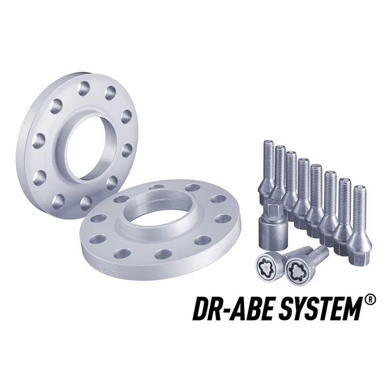 Last Chance H&R TRAK+ Wheel Spacers Pair 12mm Silver 5x112 66.5mm CB