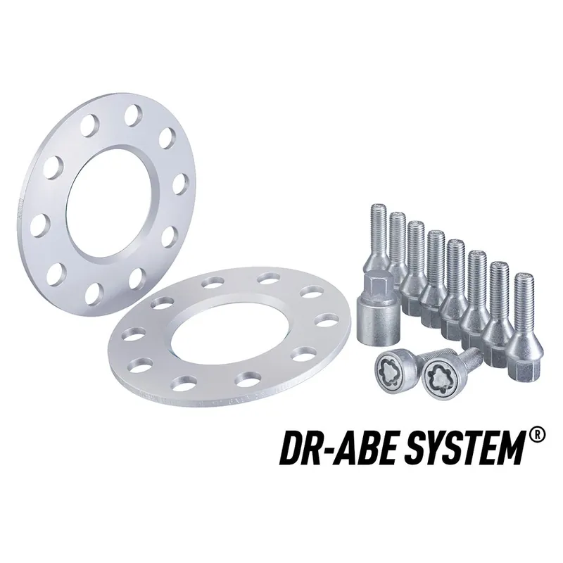 Luxury H&R TRAK+ Wheel Spacers Pair 5mm Silver 5x130 71.6mm CB