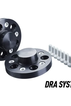 H&R TRAK+ Wheel Spacers Pair 20mm Black 5x112 66.5mm CB Budget
