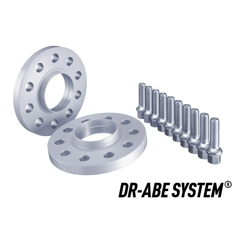 H&R TRAK+ Wheel Spacers Pair 15mm Silver 5x112 66.5mm CB Authentic