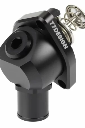 T7Design Honda K24 K20Z4 Swivel Neck Thermostat Housing (68c) - Black Seasonal Sale