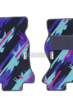 HKS 50th Anniversary Oil Splash Front Floor Mat Set (RHD Only) Nissan Low Price