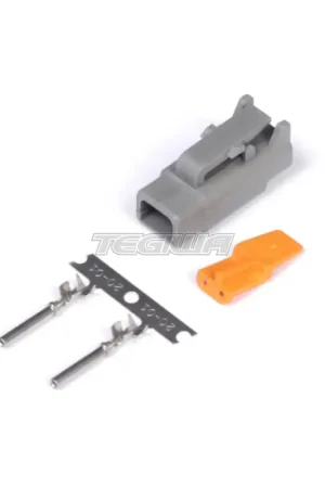 New Release Haltech Plug and Pins Only - Male Deutsch DTM-2 Connector (7.5 Amp)