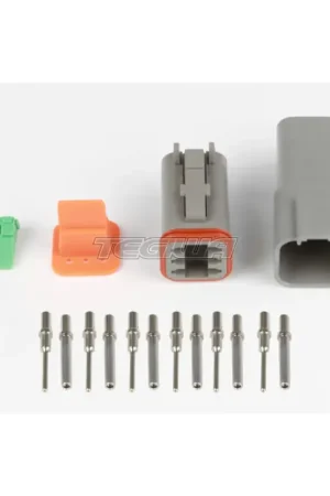 Exclusive Haltech Plug and Pins Only - Matching Set of Deutsch DT-6 Connectors (