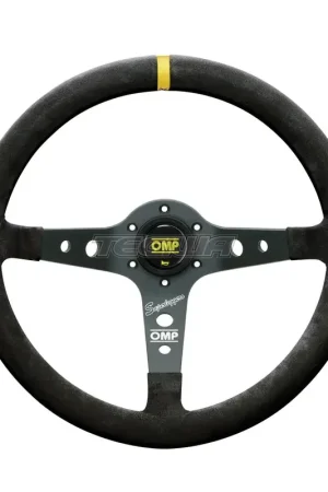 OMP Corsica Superleggero Suede Leather 350mm Steering Wheel Black Factory Price