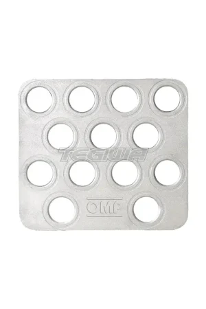 Final Sale OMP Co-Drivers Footrest In Sandblasted Aluminium