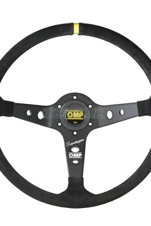 Deal OMP Corsica OV Superleggero Steering Wheel Flat Black 350mm