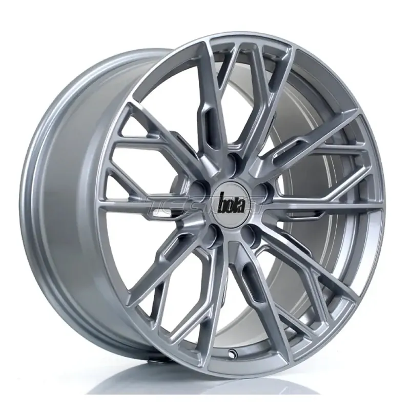 BOLA FLS Alloy Wheel 18x9 5x100 ET25 To 50 72.5mm CB Crystal Silver Exclusive