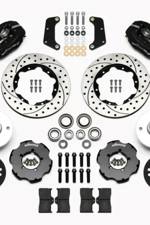 Super Sale Wilwood Forged Dynalite Front Kit 10.75in Drilled Red 64-65 Mustang 6— PMD Premier Motoring Development