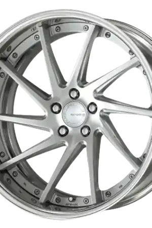 Work Gnosis Cvs 5x112 19x9.5+12 W Disk Brush Silver Clear Authentic