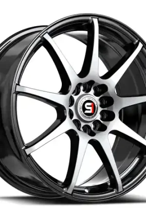 Spec-1 SP-67 5x100/5x114.3 17x7 +42 Gloss Black & Machined Express Delivery