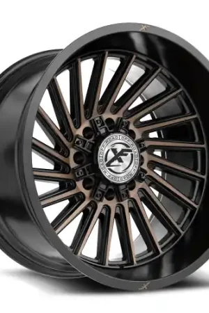XF Off-Road XF-239 8x165.1/8x170 20x9 +0 Satin Black & Bronze Machined Double Dark Tint Exclusive