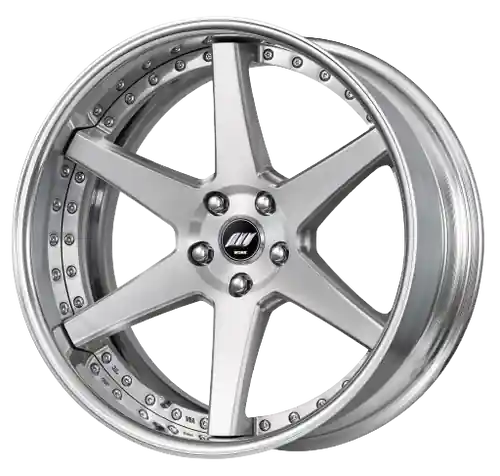 Free Delivery Work Zeast Black Label Bst1 5x112 19x8+0 O Disk Brush Silver Clear