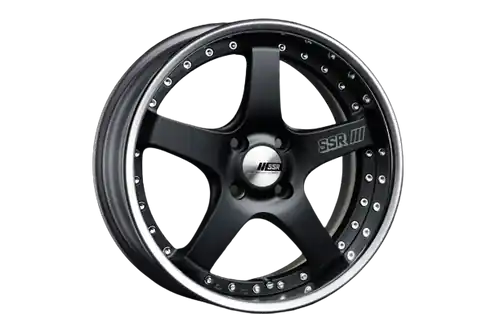 Original SSR Professor SP4R 5x127 17X9.5+18 SL Disk Flat Black