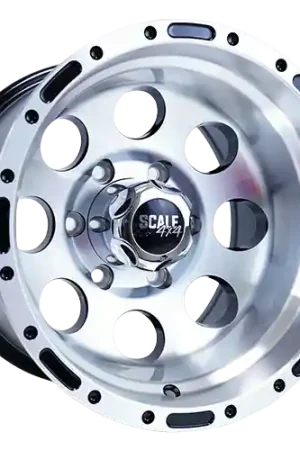 Warranty Included Scale 4X4 S52 6x139.7 15x10 -46 Glossy Black w/Machined Face