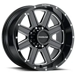 Original Raceline 940M Hostage 6x139.7 20x10 -19 Black and Milled
