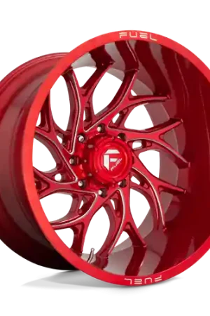 Place Order Fuel 1PC D742 RUNNER 8X200 20X8.25 +105 CANDY RED MILLED