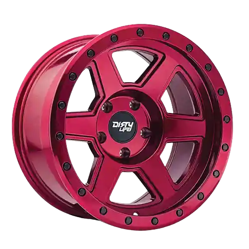 Dirty Life Compound 9315 6x139.7 17x9-38 Crimson Candy Red Best Price