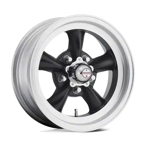 Popular American Racing Vintage VN105 TORQ THRUST D 5X127 15X7 -6 SATIN BLACK MACHINED LIP