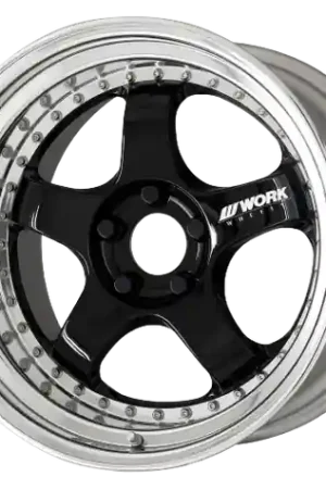 Work Meister S1 3P 5x114.3 19x8.5+38 R Disk Black Fresh Stock