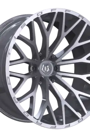 TIS 566BSM 6x139.7 18x9 +18 Brushed Silver & Milled Today Only
