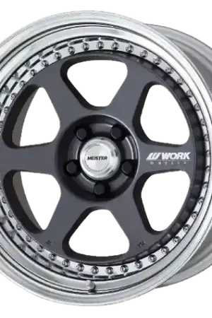 Work Meister L1 3P 5x115 19x14-56 T Disk Matte Gunmetal Clearance