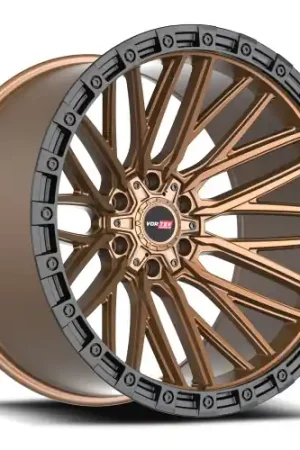 Vortek VRT-608 6x135/6x139.7 20x10 -24 Matte Bronze With Black Bead Ring Flash Sale