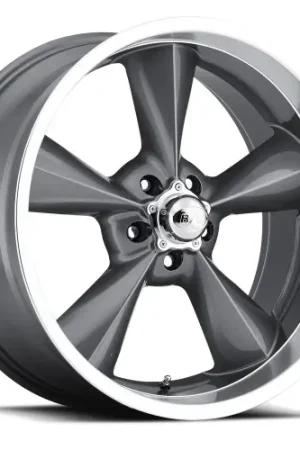 BG Rod Works Old School 5x120.65 15x7-6 Gun Metal Machined Lip Free Returns