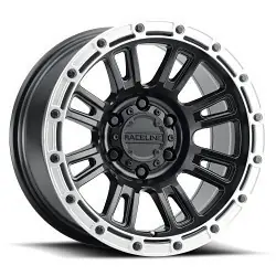Reduced Price Raceline 956BS Compass 6x139.7 17x8.5 0 Black and Silver Lip