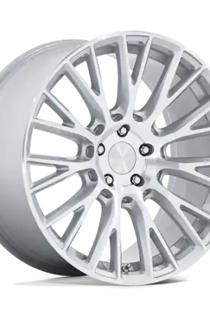 Exclusive Rotiform RC201 LSE 5X112 19X8.5 +45 GLOSS SILVER W/ MACHINED FACE