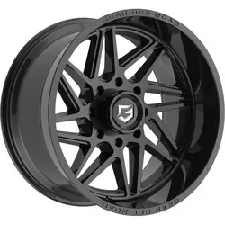Original Gear Off Road 761B 6X135/6x139.7 20x12 -44 Gloss Black w/Lip Logo