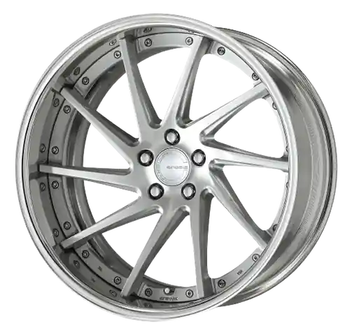 Work Gnosis Cvs 5x120 21x10.5+45 R Disk Brush Silver Clear Express Delivery