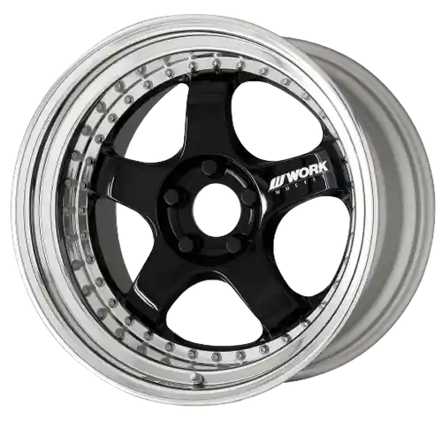 Work Meister S1 3P 4x100 17x9+36 W Disk Black Limited Edition