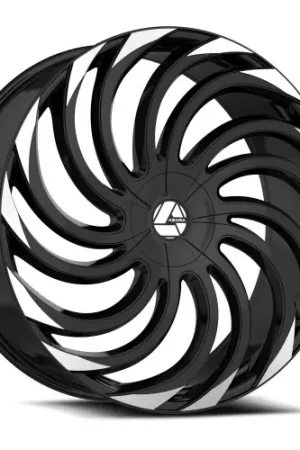 Azara AZA-534 5x112/5x114.3 18x8 +35 Gloss Black & Machined Discount